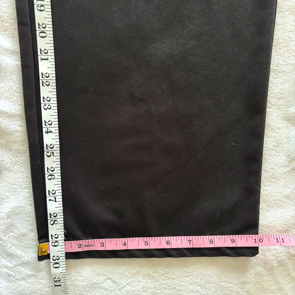 HUNTER & BROWN Black Wide Leg High Rise Pleated Cargo Pants--NWT--L - Picture 15 of 15